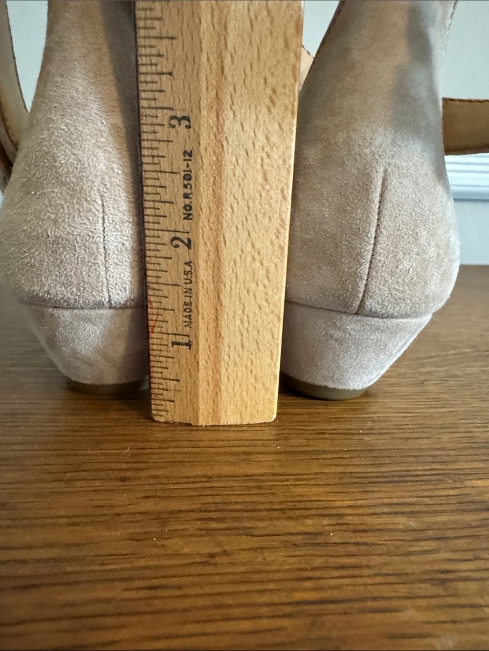J Crew Ankle-Strap Suede Leather Sandal in Creamy Beige - Picture 5 of 8